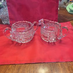 LEAD CUT CRYSTAL CREAM + SUGAR