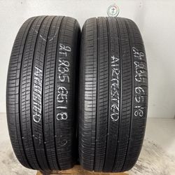 2 Tires 235 65 18 Nexen Nfera Supreme S High Tread No Repairs 