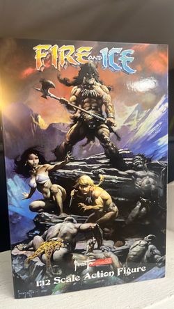 Fire and Ice Frazetta 1:12 scale figure Darkwolf