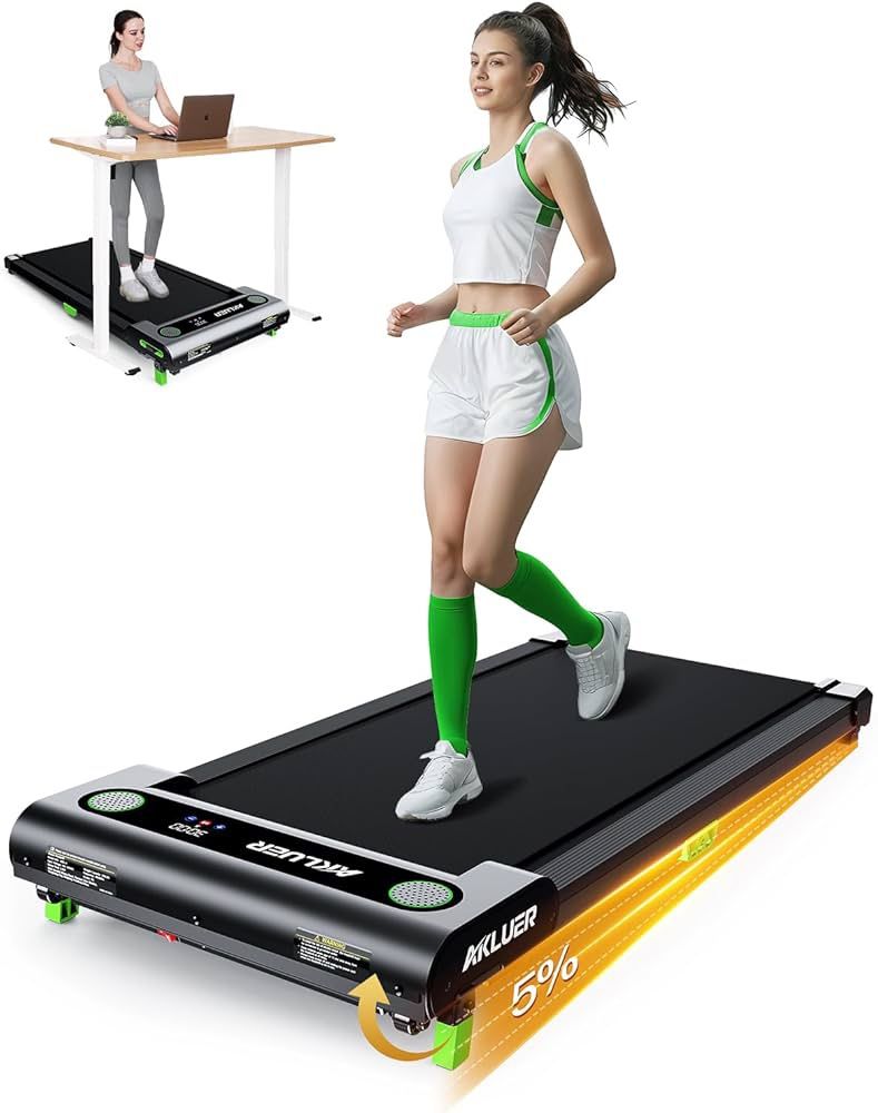 Incline Treadmill for Home, 2.5 HP Under Desk Small Treadmill with Remote Control, Small Treadmill with LED Display