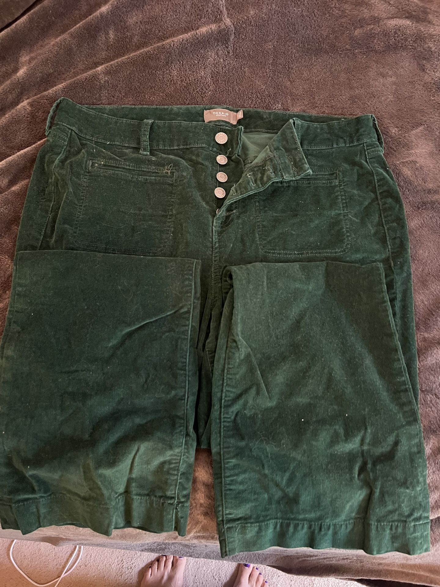 Torrid Corduroy Flare Jeans
