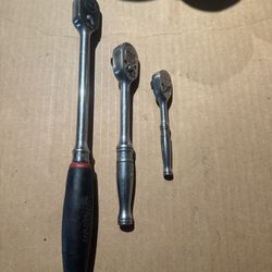 Snapon 3/8” and 1/4” drive ratchets see description for details and price   Snapon 1/4” (TM830) $60  Snapon  3/8” (F730) $60 Snapon 3/8” (FHL80) $100 