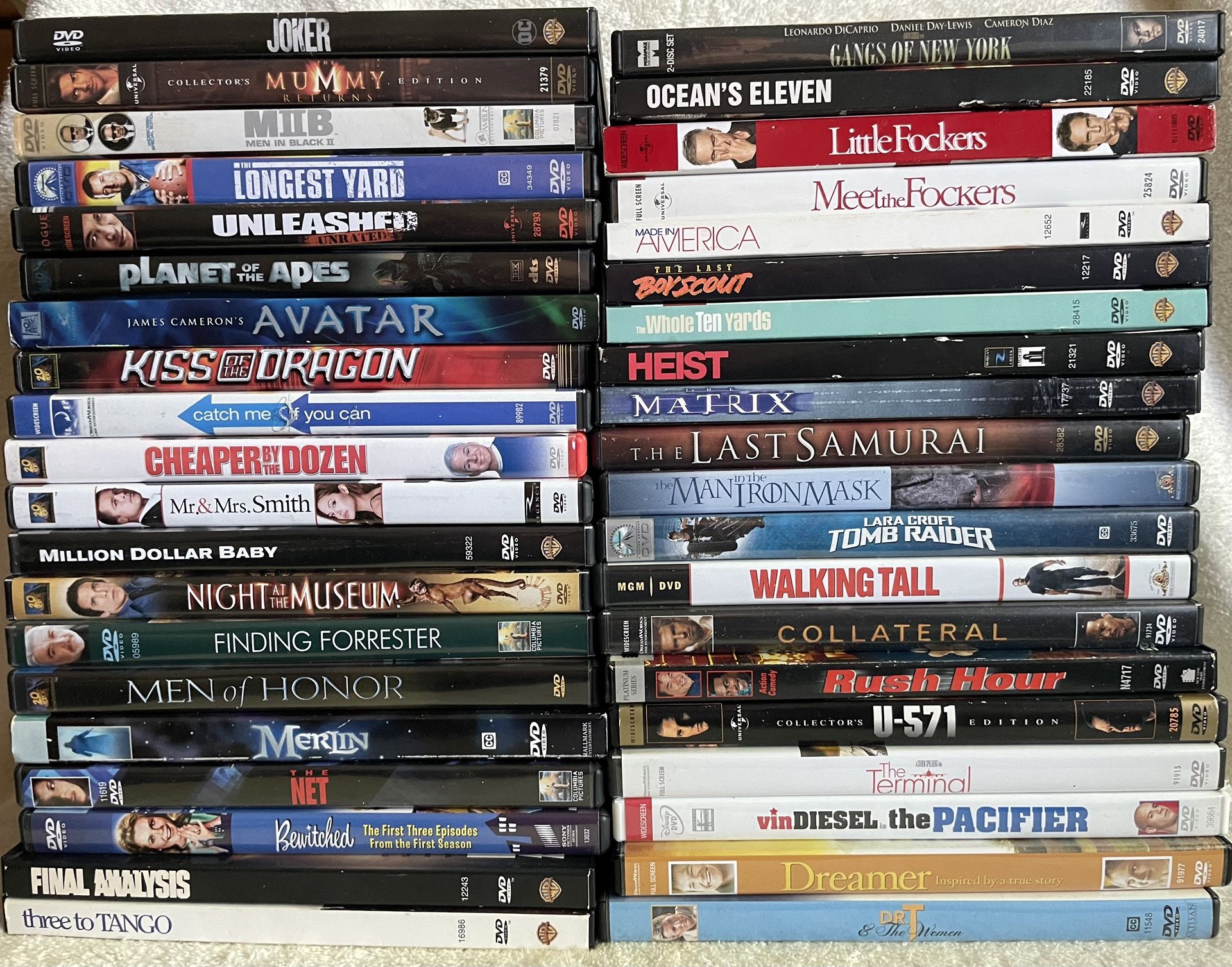 40 Various DVD Titles. 1 Low Bundle.