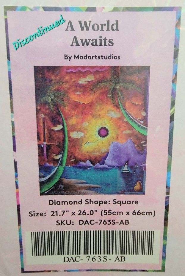 Diamond Art Club DAC A WORLD AWAITS Painting Kit NEW SEALED