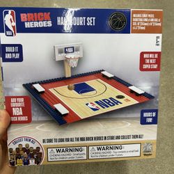 NWT NBA Brick Heroes Half Court building set