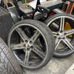 I Got 24” Blades For Sale , Universal Lug Pattern.