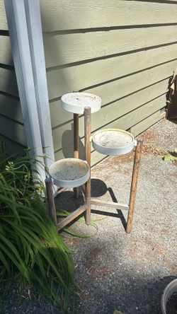 Three tiered planter stand