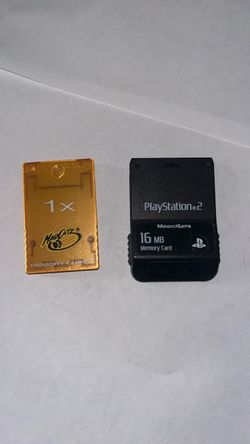 PlayStation 2 and GameCube memory cards both for $30