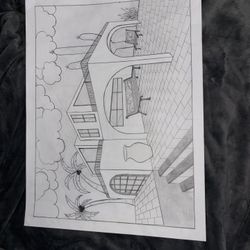 Minimalist House Drawing