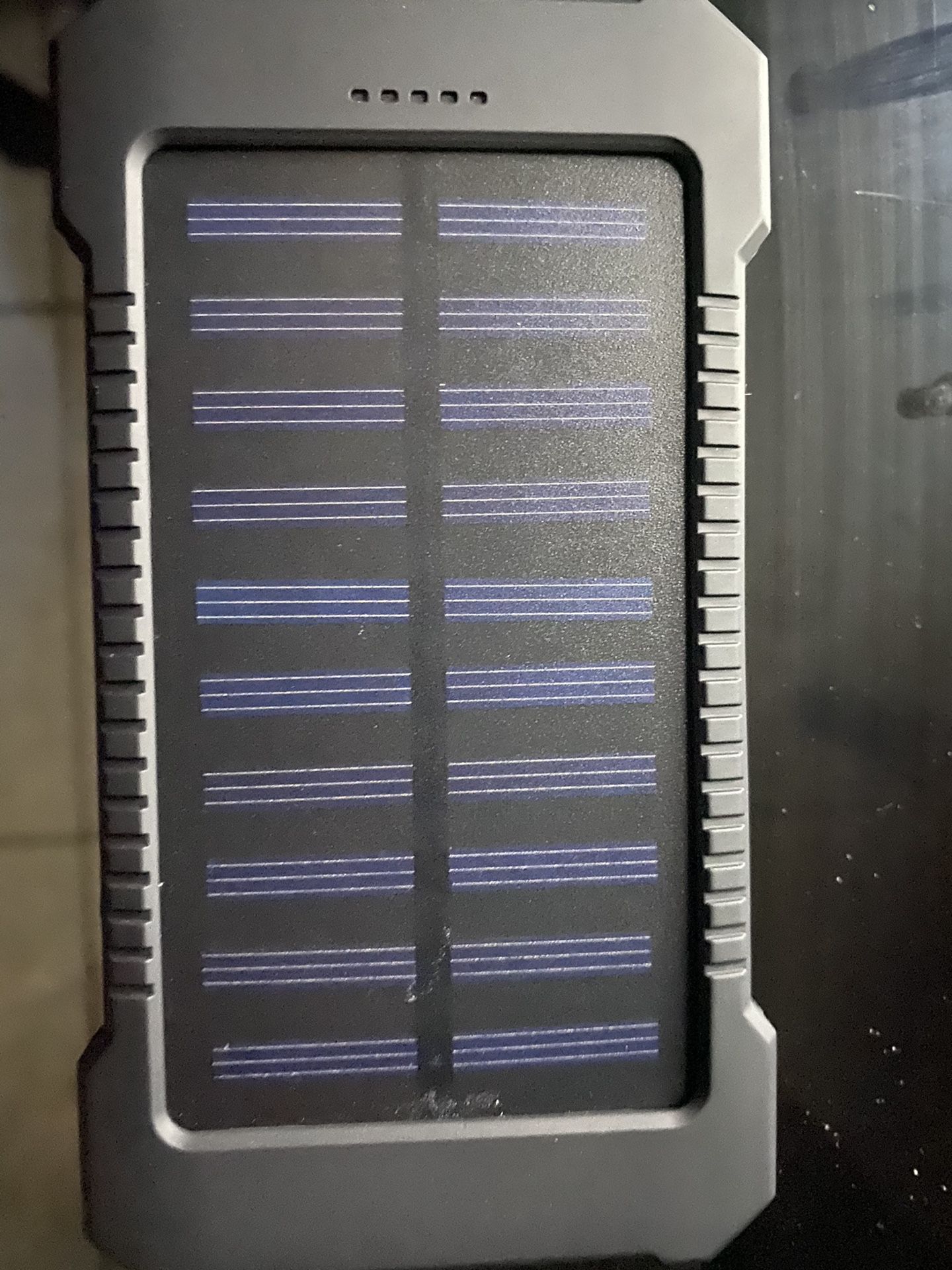 Solar power bank charger
