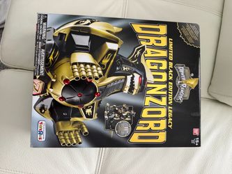 Power Ranger limited black edition legacy dragon sword