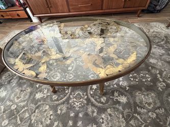 Brass Glass Coffee Table