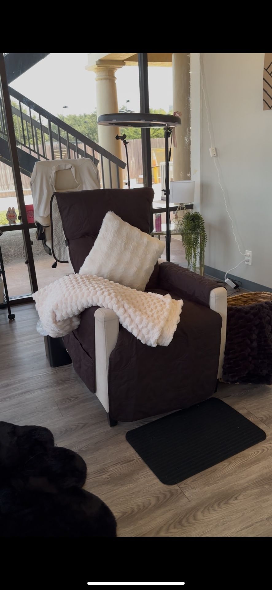 Beige Recliner Chair