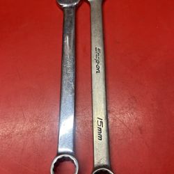 Snap On Tools 2 ,,15 Wrenches 2 Pices $45 Or 25 Each 
