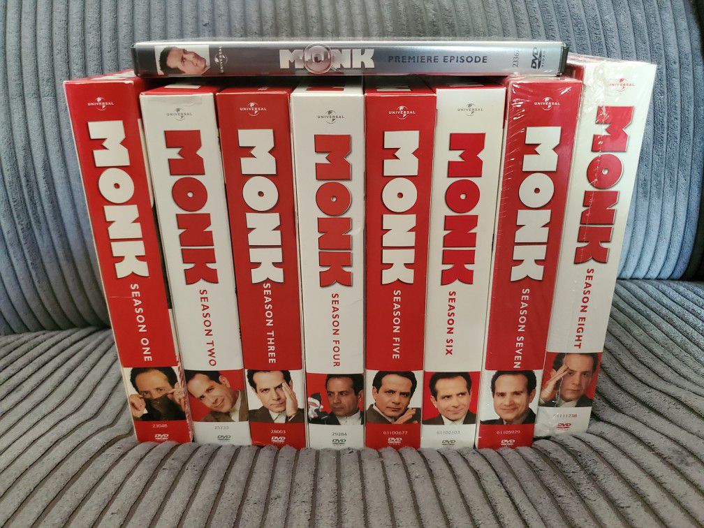 Monk DVD  Complete Set  Complete Series