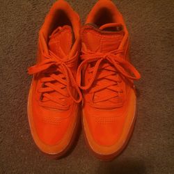 REEBOK CARDI B RED JELLY SOLE SNEAKERS 