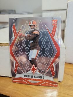Shedeur Sanders RC Rookie card 2024 Cleveland Browns Quarterback