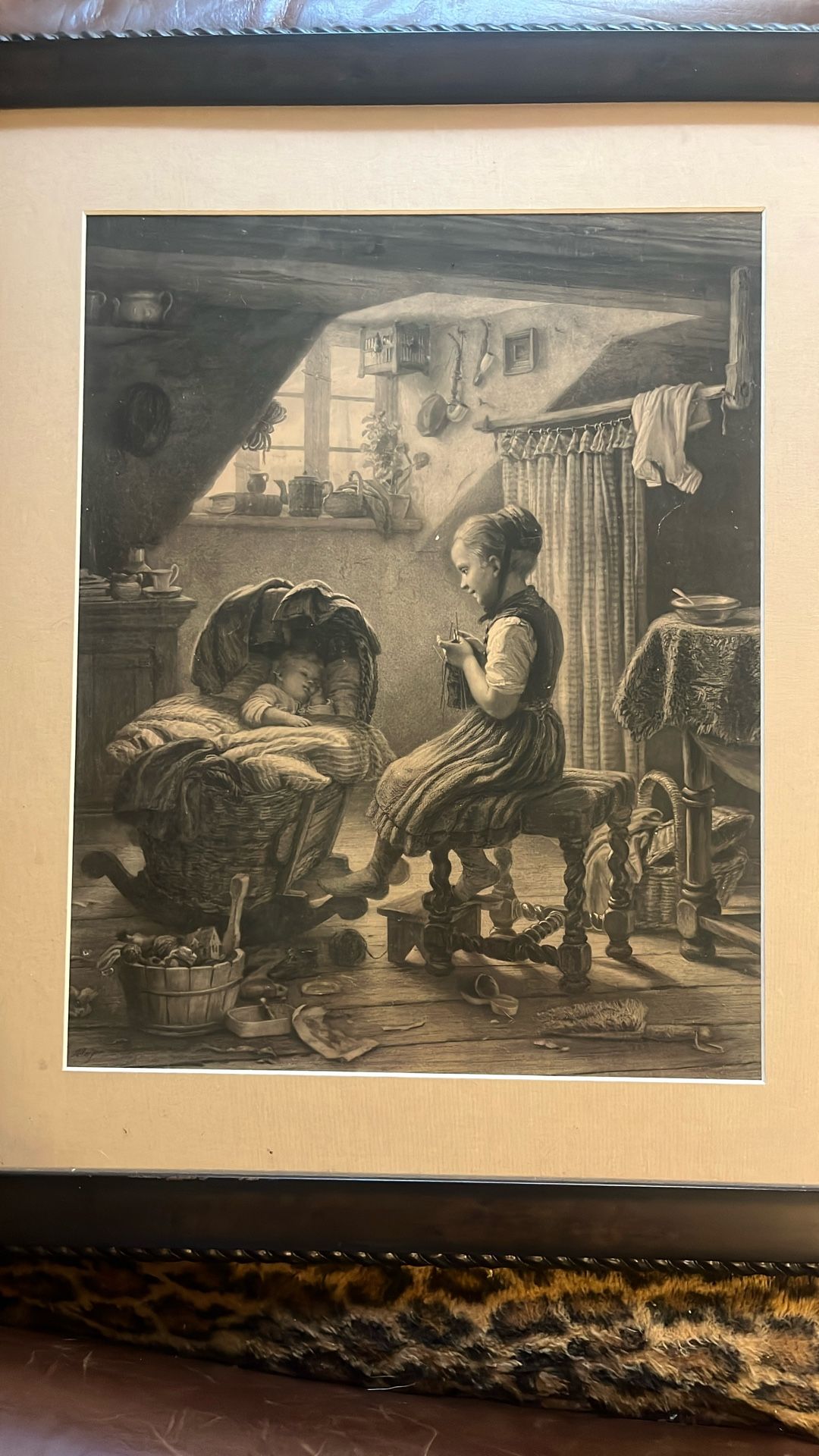 Reproduction Of Painting By Ludwig Knaus