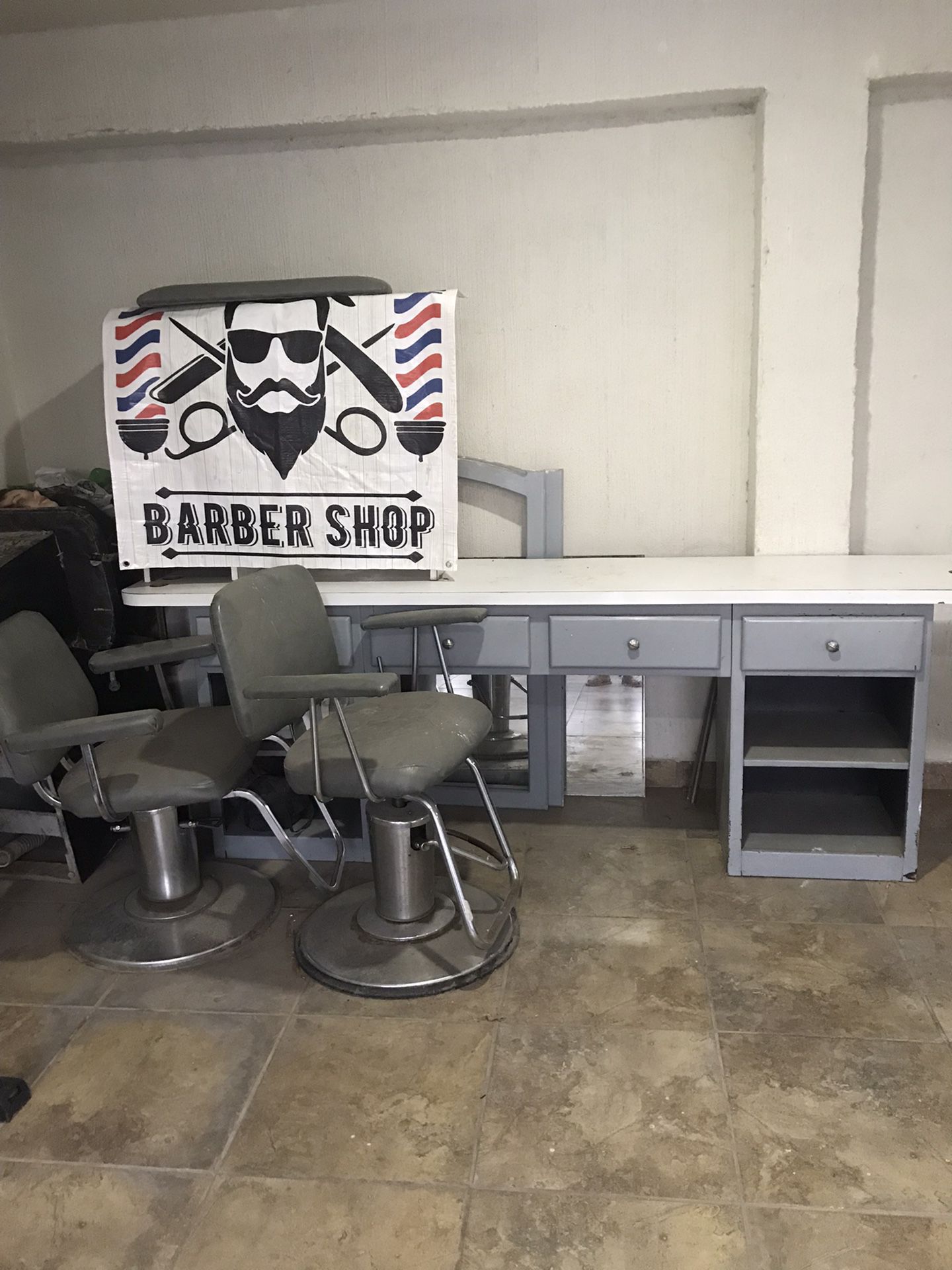 2 Barbers Chairs 