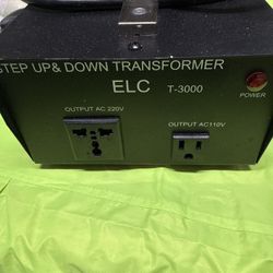ELC T-3000 Step Up & Down Voltage Transformer (110V ↔ 220V)