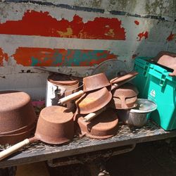 Iron Pots And Pans
