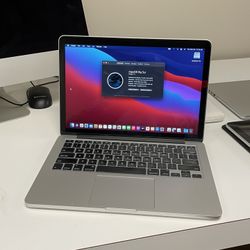 Apple 13” 2015 MacBook Pro Retina 2.9ghz Core i5 16GB RAM 512GB Flash HDMI Webcam WiFi Thunderbolt macOS Big Sur