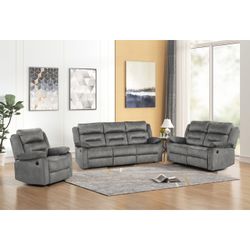 New fabric power recliner couch set / free delivery