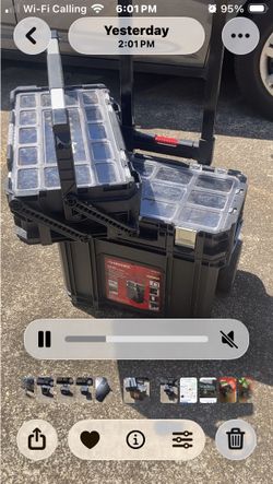 Husky tool tote system was brand new Home Depot worth 140 I’d accept 70