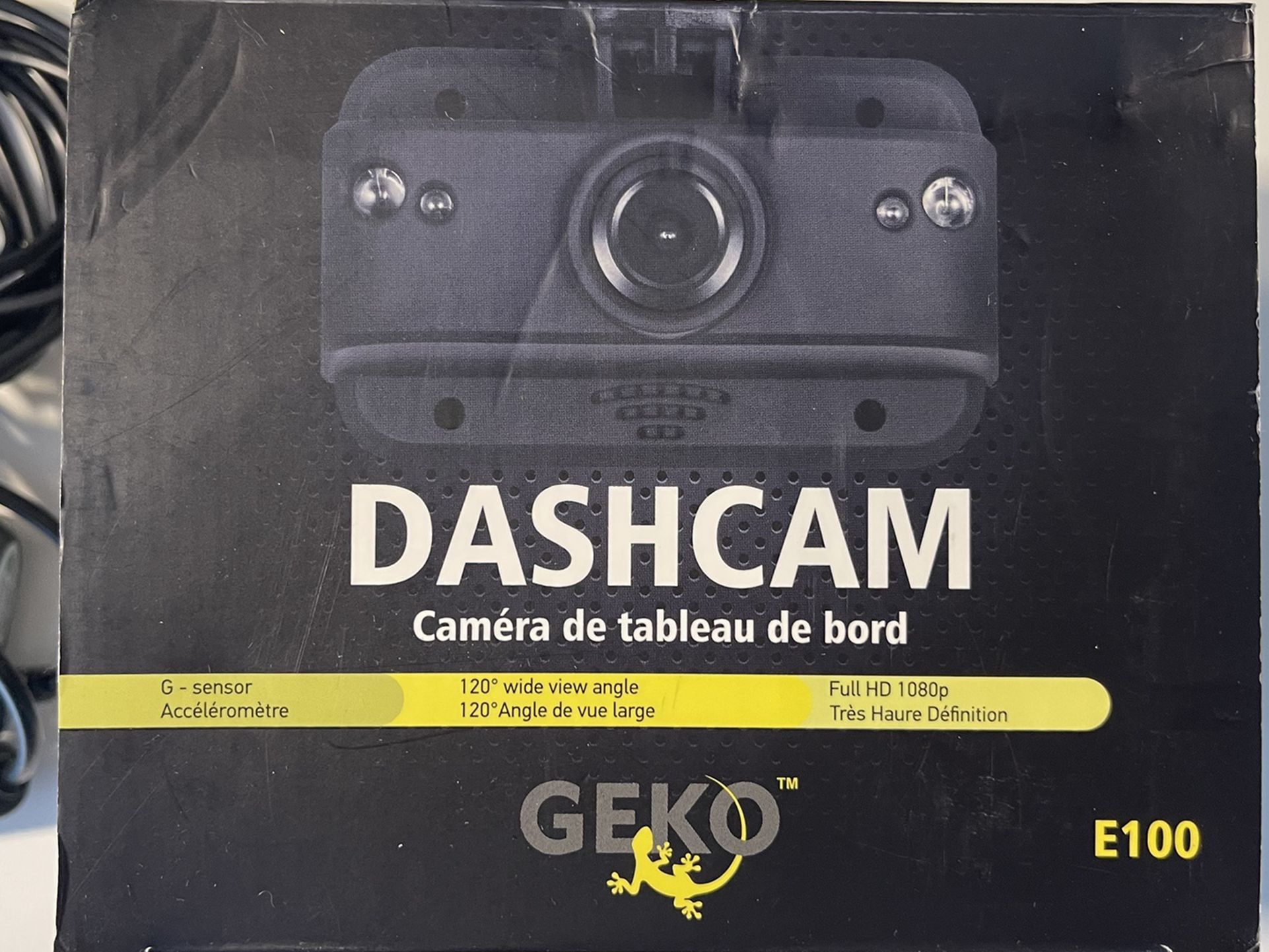 GEKO E100 Full HD 1080P Dash Cam - Night Vision, Parking Monitor...