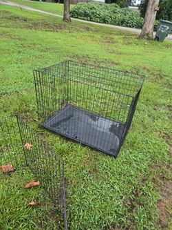 Dog Kennel ..42" Long 28"wide 30" Tall......also Have A Nother Kennel For Puppies....sell Both For $50