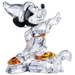 Swarovski Limited And Retired Edition Crystal Large Sorcerer Mickey 2009 In Original Packaging