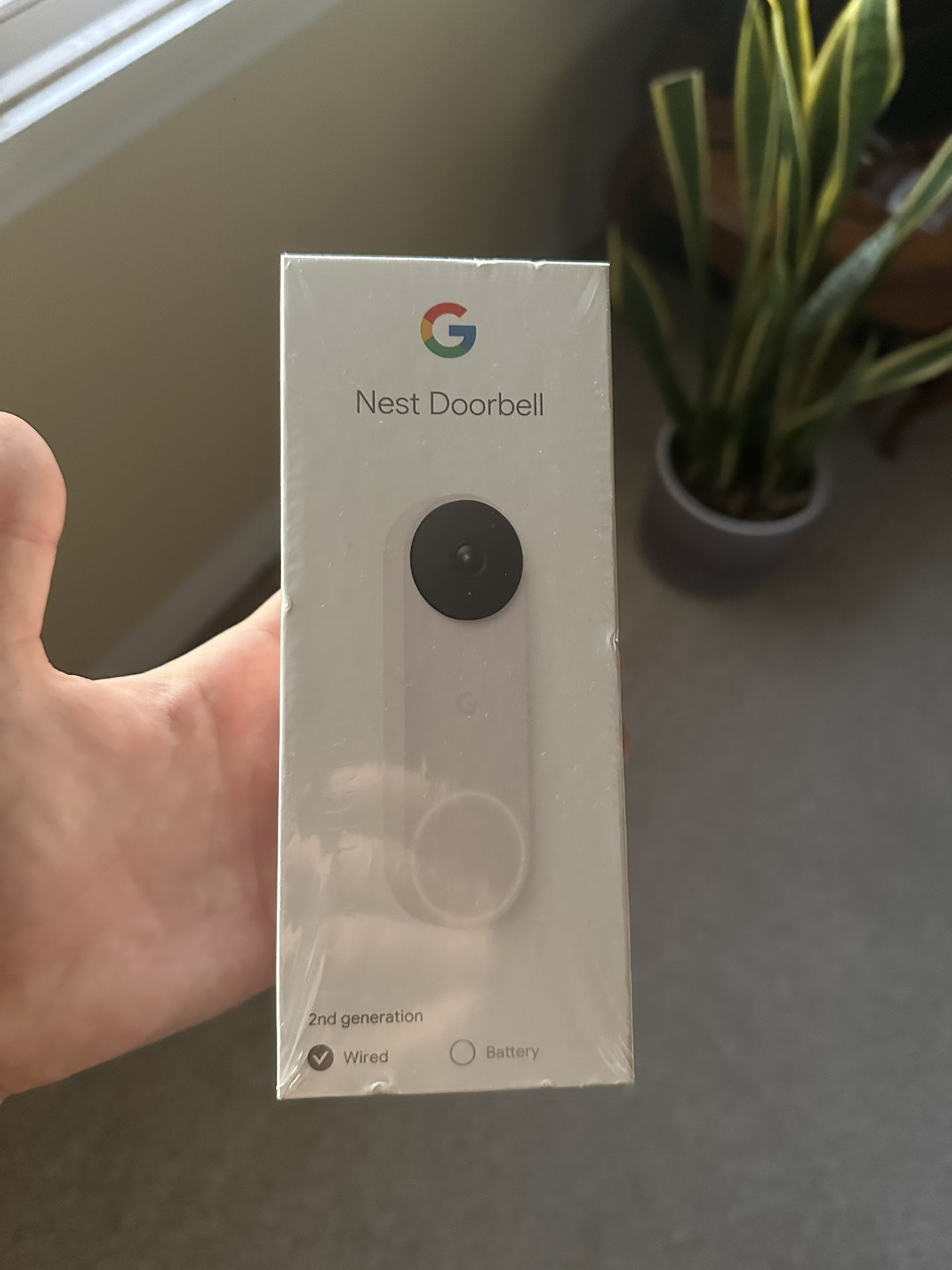Google Nest Doorbell 2nd Gen (Wired) — Brand New, Sealed