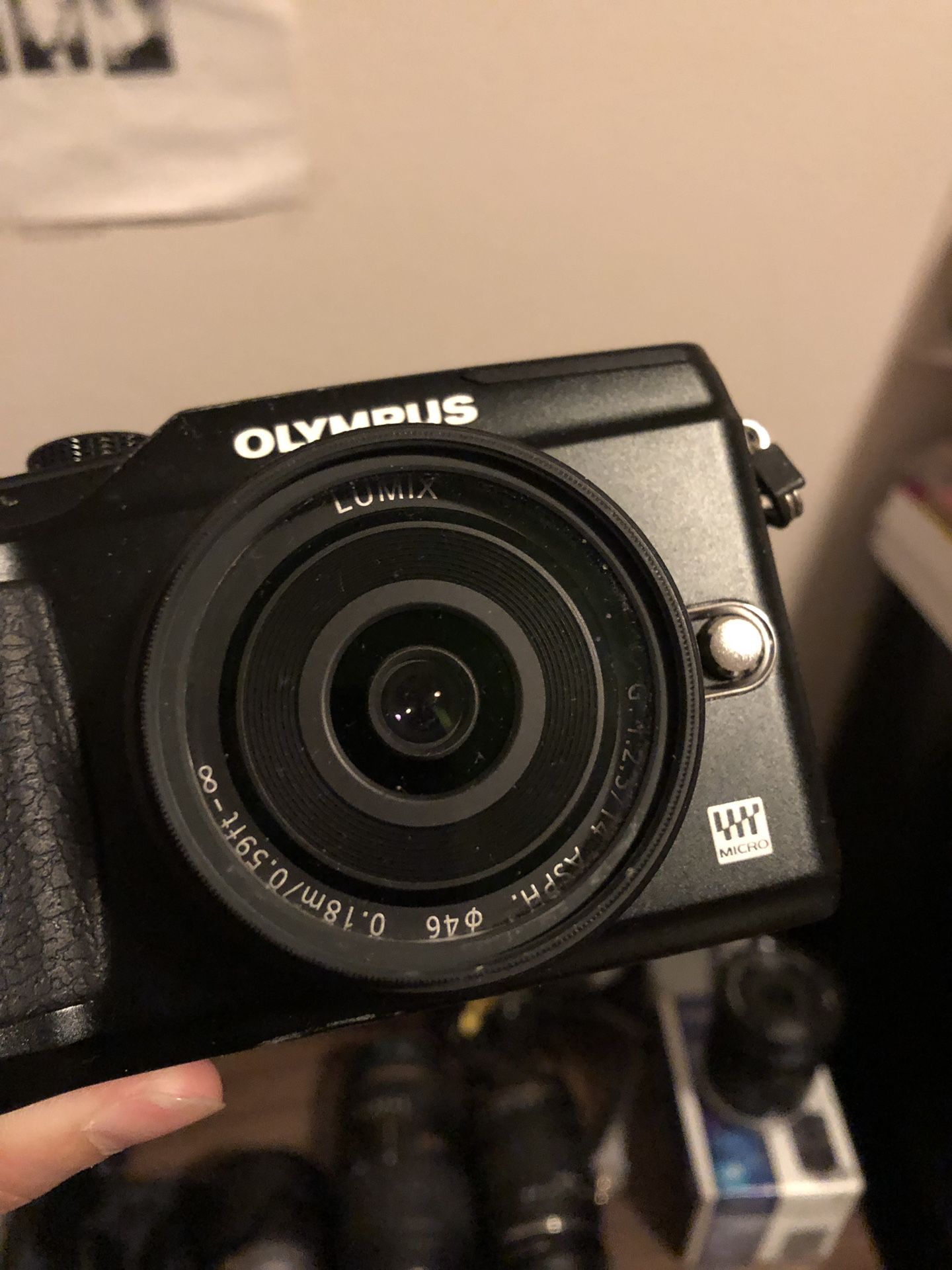 Olympus EPL-2 mirrorless camera and extras