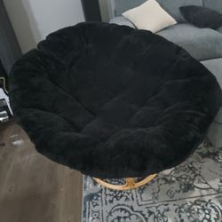 Papasan Chair - Frame And Cushion. World - Market - Extra Large and Cozy! 