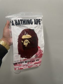Pink Camo Bape Shirt Small