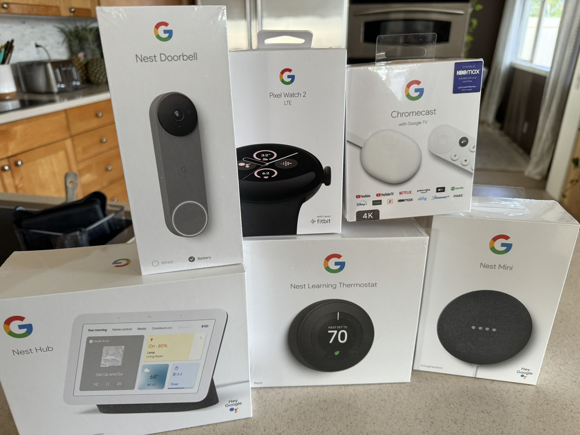 Brand New Google Smart Home System plus a bonus Galaxy Pixel Watch 2