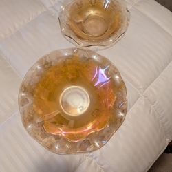 Depression Glass Matching Bowls 
