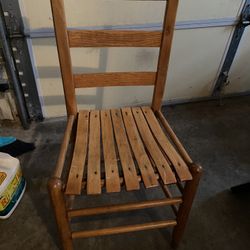 2 Beautiful Solid Wood Chairs
