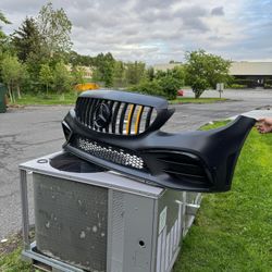 Front Bumper With Grill For Mercedes C 300 