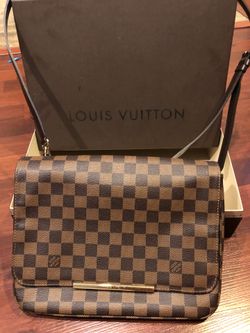 LOUIS VUITTON Damier Ebene Hoxton GM Shoulder Bag N41253 LV Auth