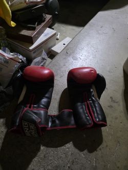 Barely Used Boxing Gloves