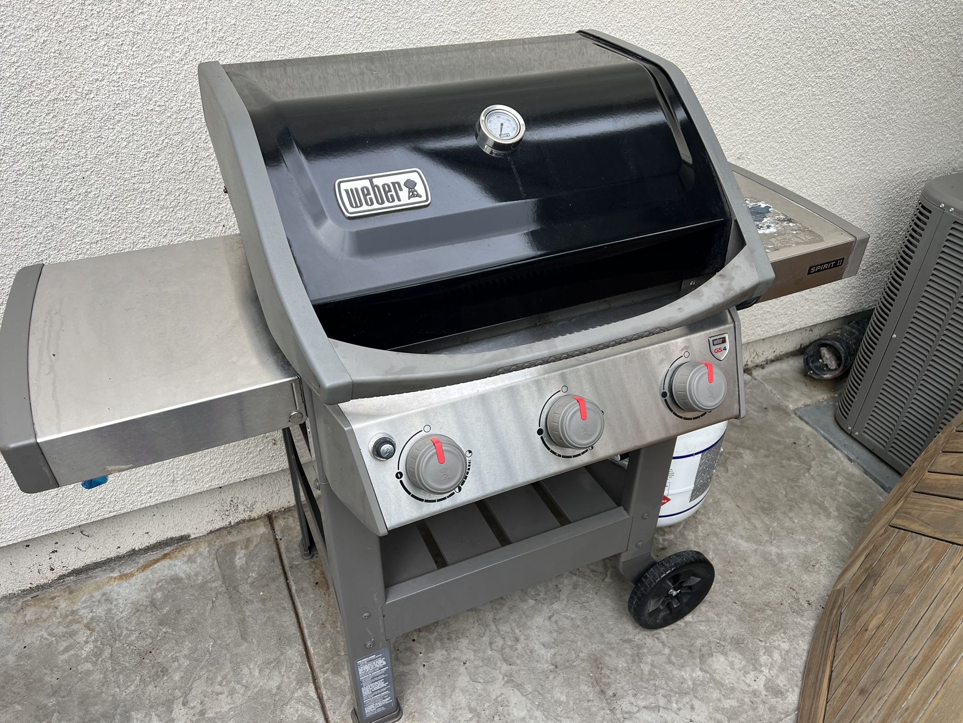 Weber Spirit II E-310 3-Burner Propane Grill, Black