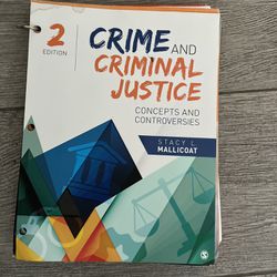 Crime and Criminal Justice Concepts and Controversies 