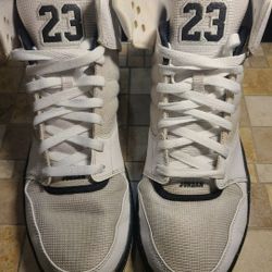 Size 11.5 - Jordan 1 Flight 4 Premium White Navy
