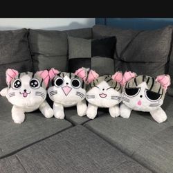 Cat Stuffed Animal Plush Toy Collectible Chi Cat Teddy Bear