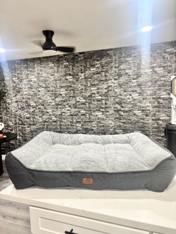Real orthopedic XXlarge Pet Sofa Bed! New! Wolf Grey!