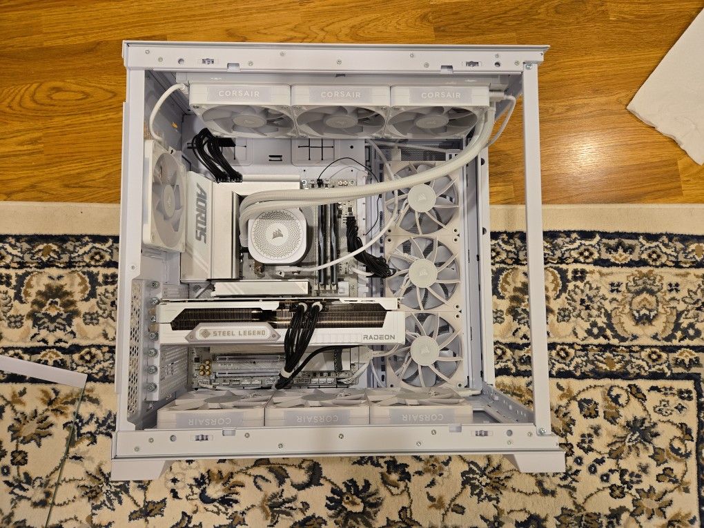 All White Build Gaming Pc