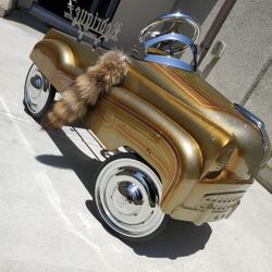 Custom painted Lowrider pedal car