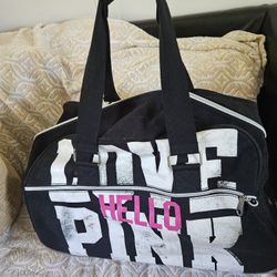 PINK Victoria's Secret Rolling Duffle Carry-on Bag 