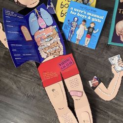 Kids Human Body Book Learning Material (see Pics One Part Damaged) $15